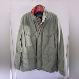 Nautica Jeans Co. Men's Sage Green Field Jacket Size Medium